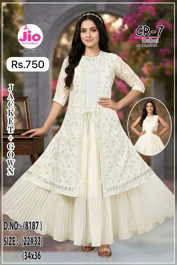 White_Embroidered_Jacket_Style_Gown_for_Women