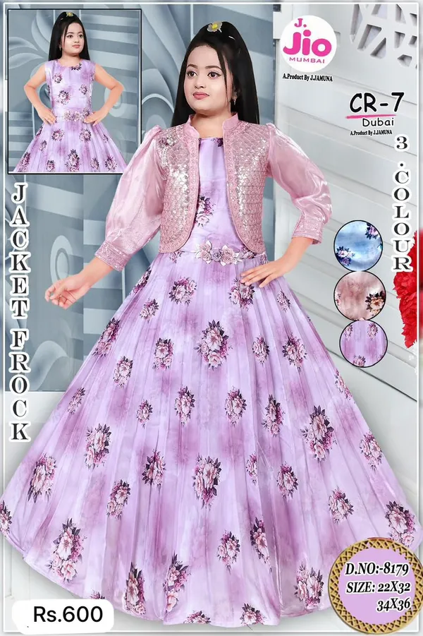 Lavender_Floral_Print_Jacket_Frock_Dress_for_Women