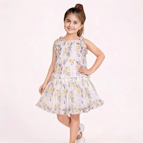 White_Georgette_Flared_Frock_For_Girls