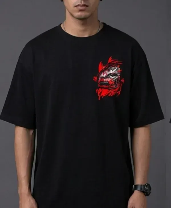 Samurai_Street_Racer_Oversized_Black_Tee