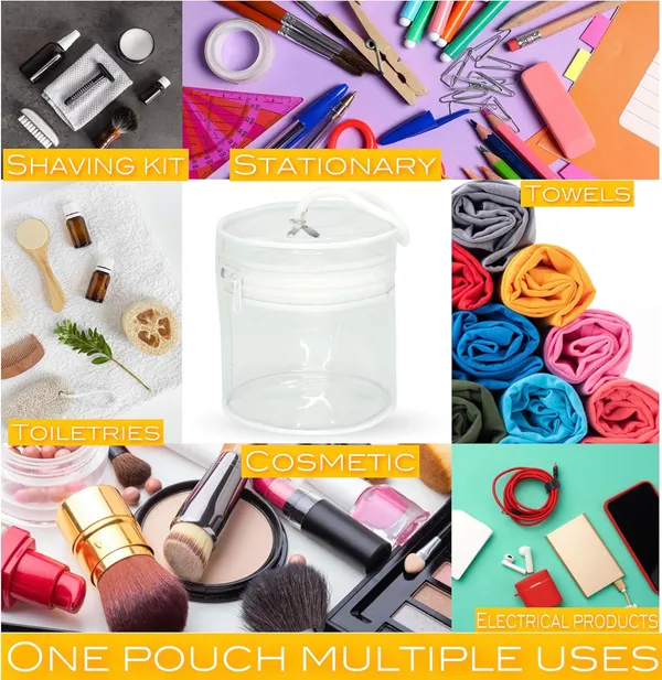 PVC_Pouch_for_Travel,_Makeup,_Organizer_-_Pack_of_2