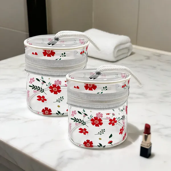 PVC_Pouch_for_Travel,_Makeup,_Organizer_-_Pack_of_2