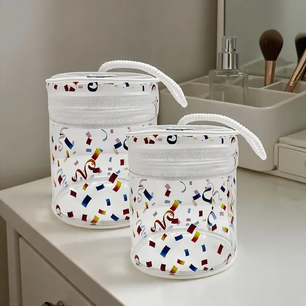 PVC_Pouch_for_Travel,_Makeup,_Organizer_-_Pack_of_2