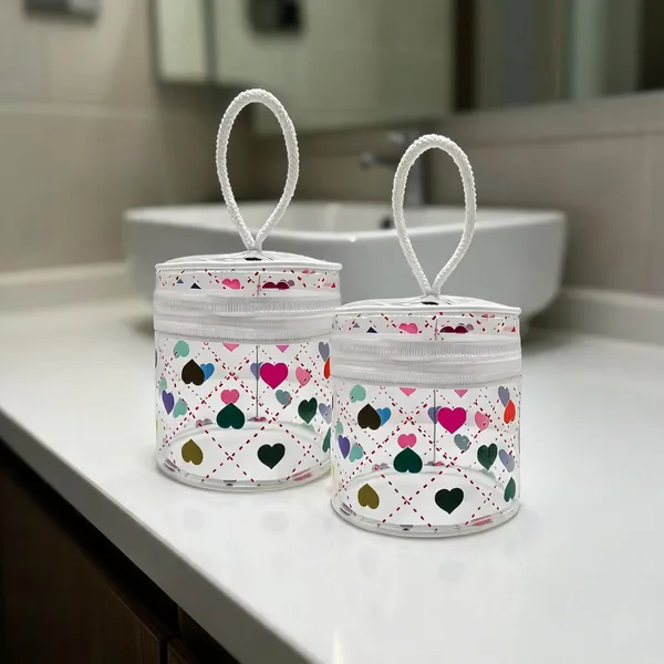 PVC_Pouch_for_Travel,_Makeup,_Organizer_-_Pack_of_2