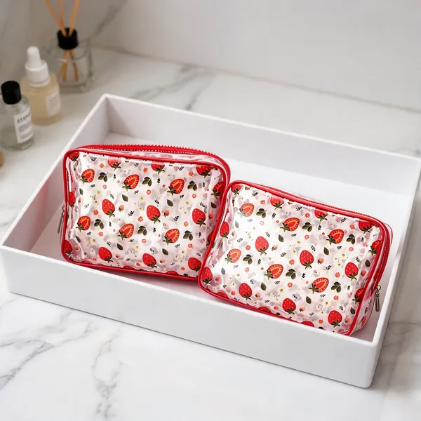 PVC_Pouch_for_Travel,_Makeup,_Organizer_-_Pack_of_2
