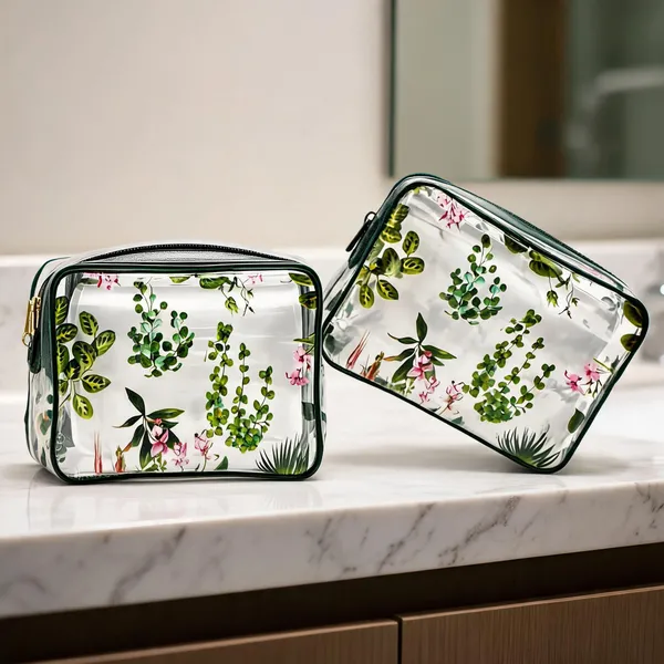 PVC_Pouch_for_Travel,_Makeup,_Organizer_-_Pack_of_2