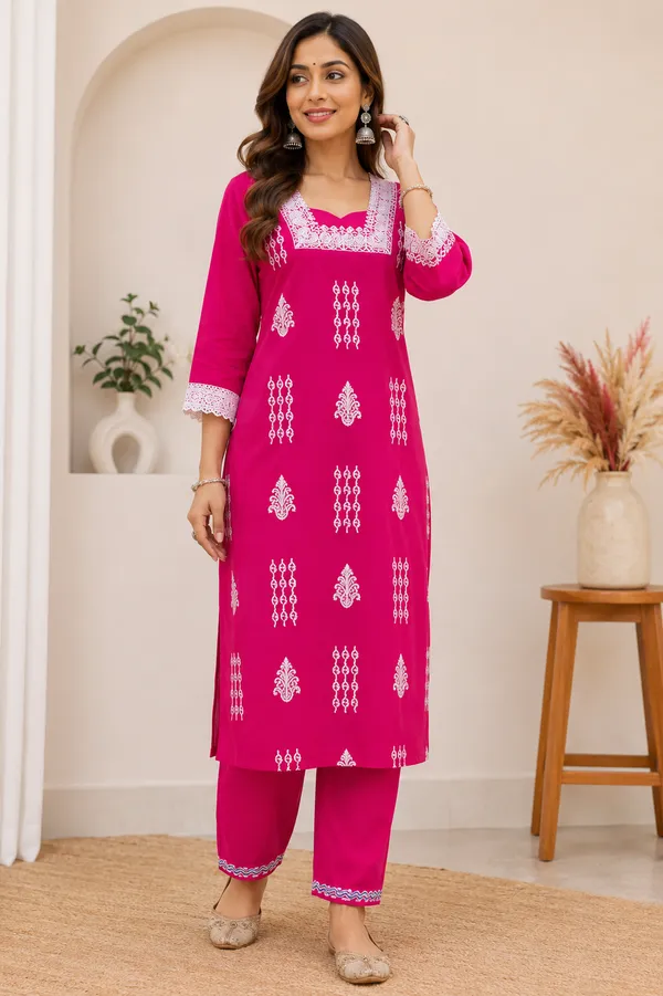 Pink_Straight_Printed_Kurta_Set_for_Women