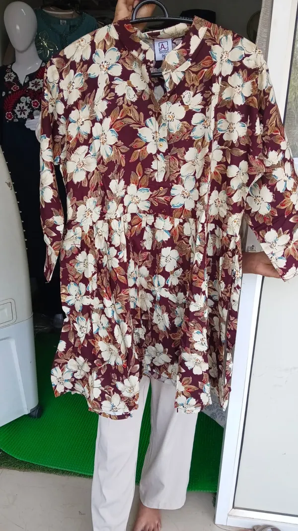 Maroon_Floral_Print_Flared_Co_Ord_Set_for_Women