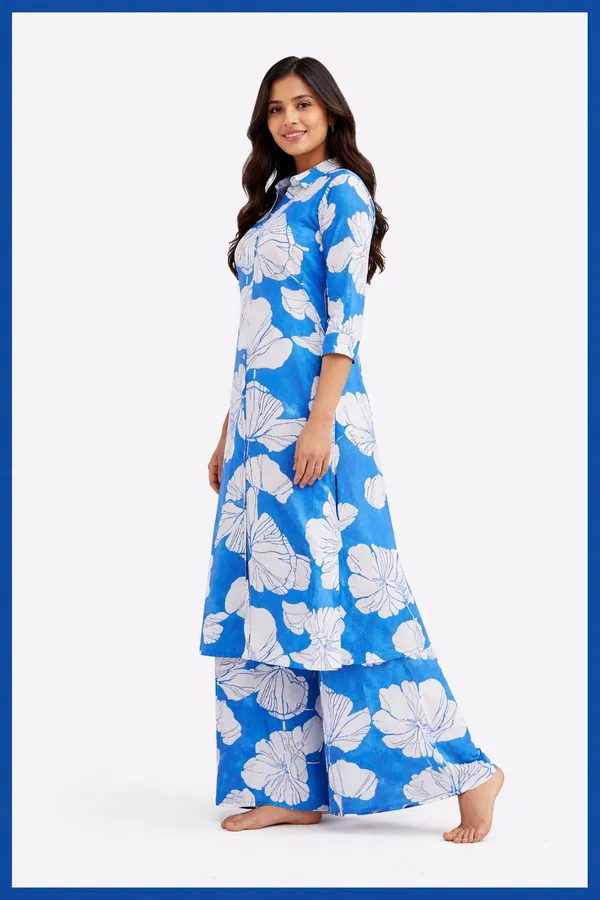Blue_Floral_Print_Kurta_Palazzo_Set_for_Women