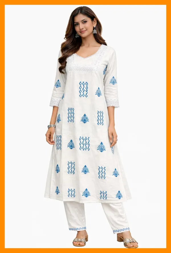 White_Printed_Straight_Kurta_Set_for_Women