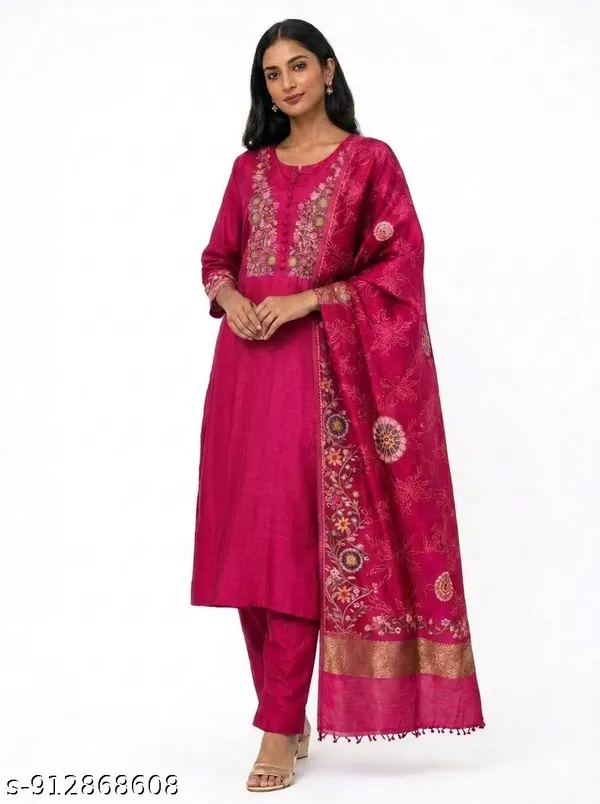 Pink_Embroidered_Straight_Kurta_Set_for_Women