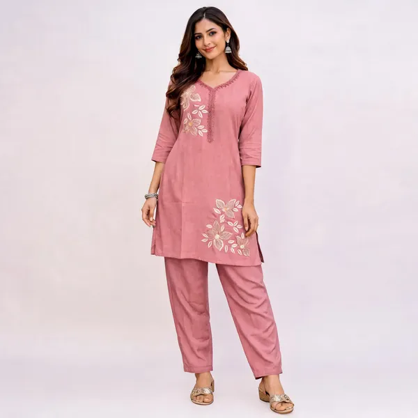 Pink_Straight_Fit_Embroidered_Kurta_Pant_Set_for_Women