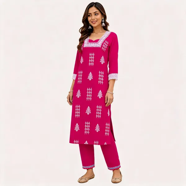 Pink_Printed_Straight_Kurta_Set_For_Women