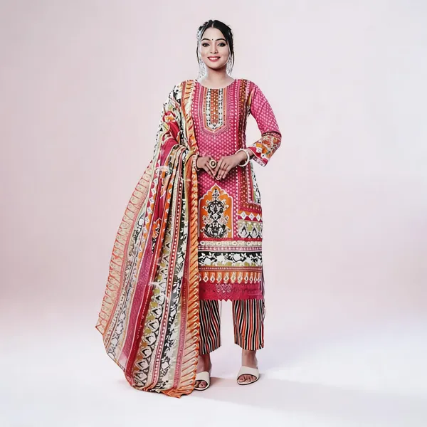 Multicolor_Printed_Straight_Kurta_Set_For_Women