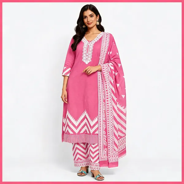 Pink_Printed_Straight_Kurta_Set_For_Women
