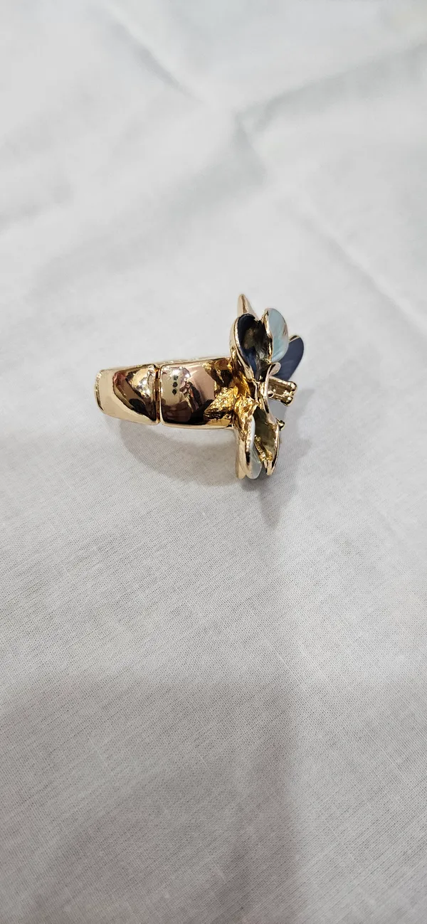 Multicolor_Stainless_Steel_18_Carat_Gold_Plated_Ring_For_Women