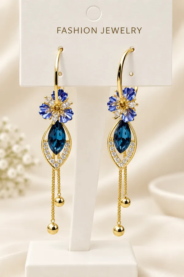 Multicolor_Stainless_Steel_18_Carat_Gold_Plated_Earrings_For_Women