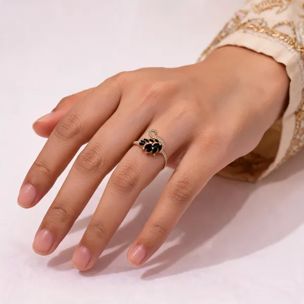 Gold_Stainless_Steel_18_Carat_Gold_Plated_Ring_For_Women