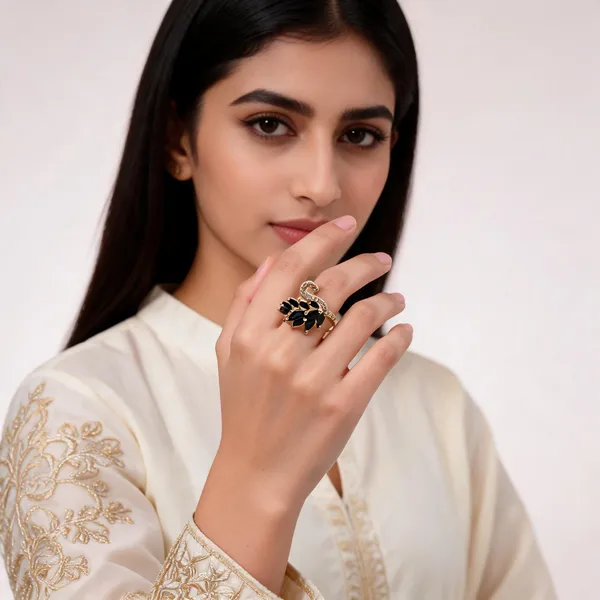 Gold_Stainless_Steel_18_Carat_Gold_Plated_Ring_For_Women