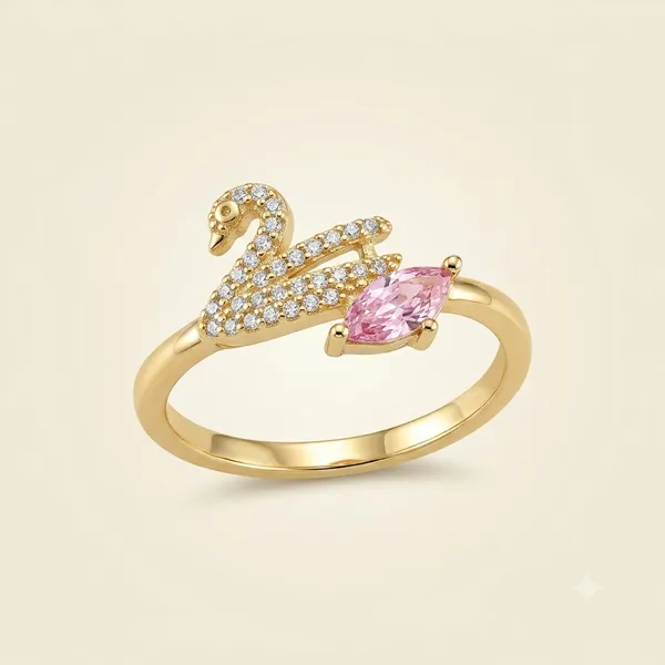 Gold_Stainless_Steel_18_Carat_Gold_Plated_Ring_For_Women