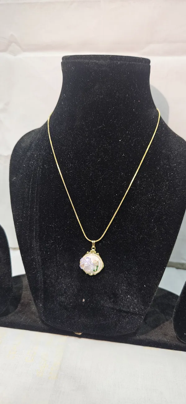 White_Stainless_Steel_18_Carat_Gold_Plated_Neck_Chain_For_Women