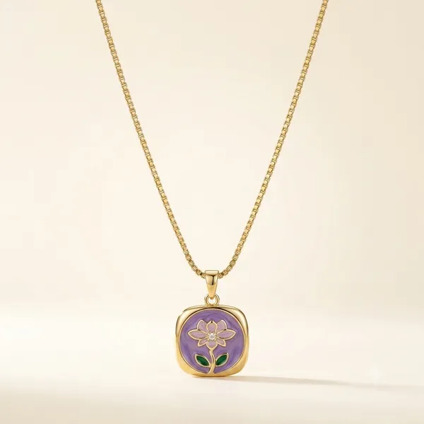 Blue_Stainless_Steel_18_Carat_Gold_Plated_Neck_Chain_For_Women