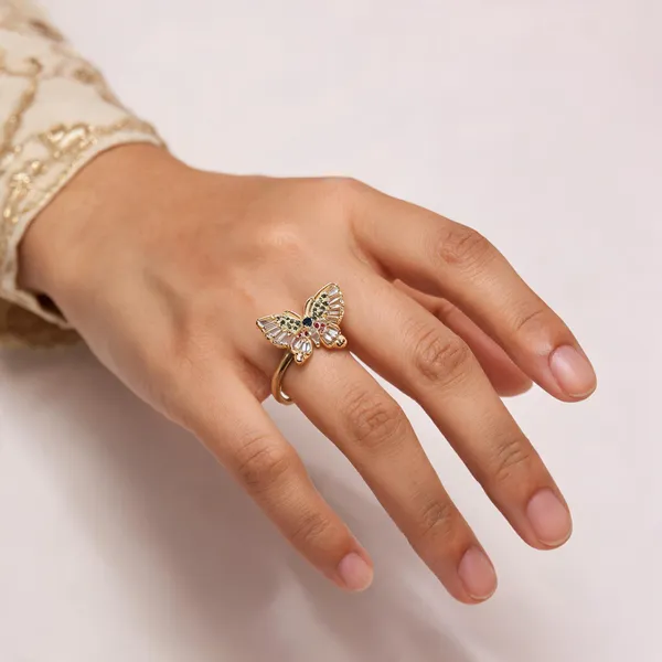 Gold_Stainless_Steel_18_Carat_Gold_Plated_Ring_For_Women