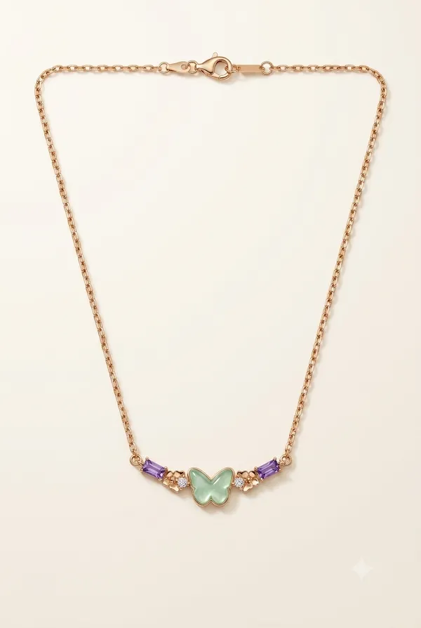Multicolor_Stainless_Steel_18_Carat_Gold_Plated_Neck_Chain_For_Women