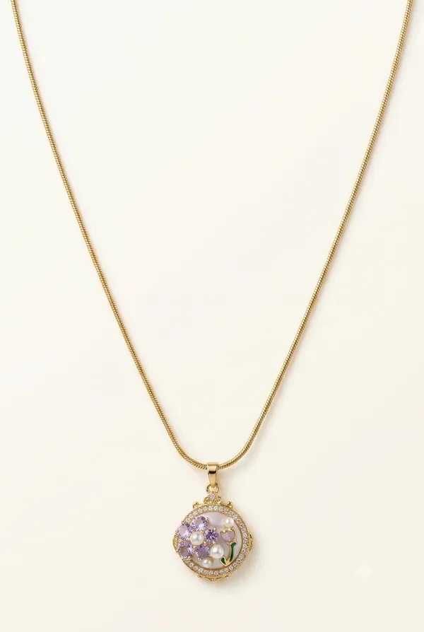 White_Stainless_Steel_18_Carat_Gold_Plated_Neck_Chain_For_Women
