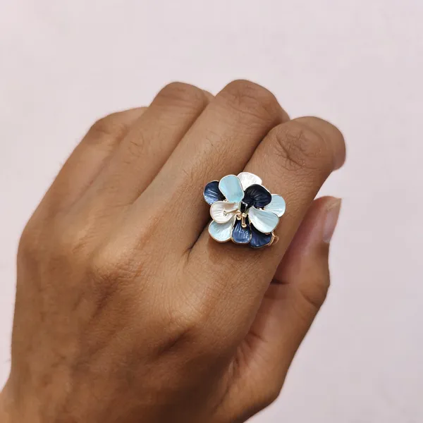 Multicolor_Stainless_Steel_18_Carat_Gold_Plated_Ring_For_Women