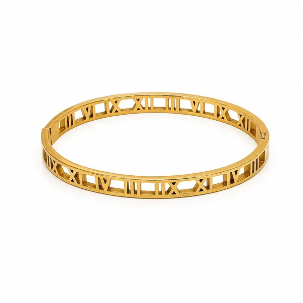 Gold_Stainless_Steel_Geometric_Pattern_Bangle_For_Women