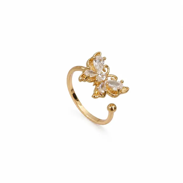 Gold_Stainless_Steel_Butterfly_Adjustable_Ring_For_Women