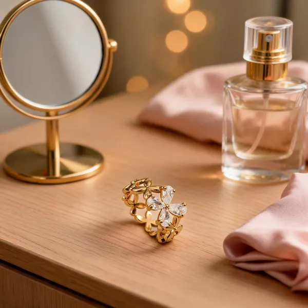 Gold_Stainless_Steel_Floral_Crystal_Ring_For_Women