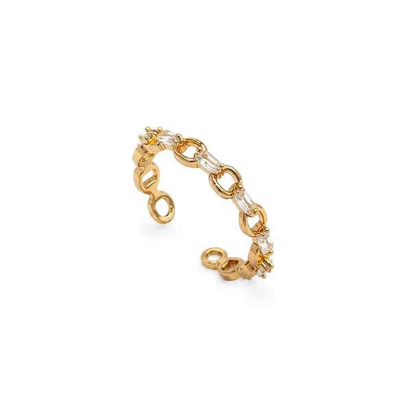 Gold_Stainless_Steel_Classic_Link_Bracelet_For_Women