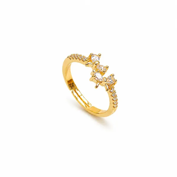 Gold_Stainless_Steel_Crystal_Motif_Ring_For_Women