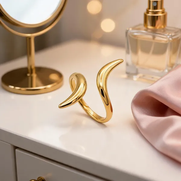 Gold_Stainless_Steel_Open_Curved_Ring_For_Women