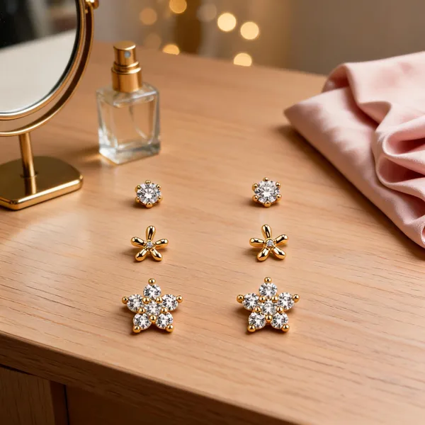 Gold_Stainless_Steel_Crystal_Stud_Earrings_Set_For_Women
