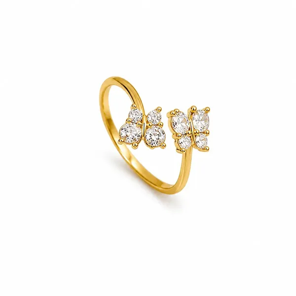 Gold_Stainless_Steel_Crystal_Floral_Open_Ring_For_Women