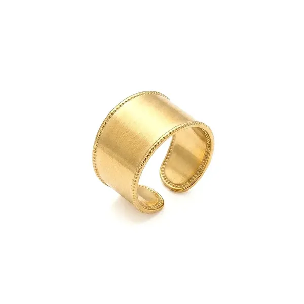 Gold_Stainless_Steel_Adjustable_Cuff_Bracelet_For_Women