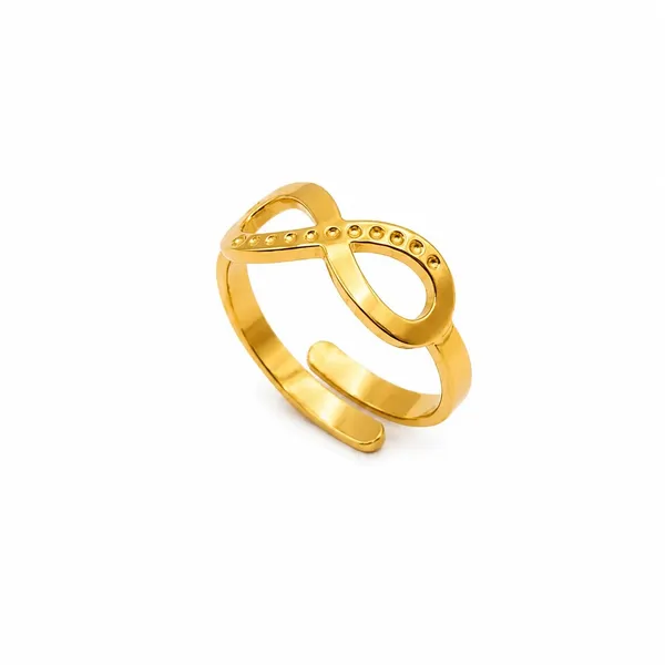 Gold_Stainless_Steel_Adjustable_Infinity_Ring_For_Women
