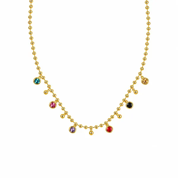 Gold_Multicolour_Stainless_Steel_Charm_Necklace_For_Women