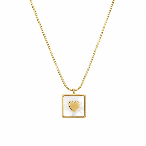 Gold_Stainless_Steel_Heart_Pendant_Necklace_For_Women