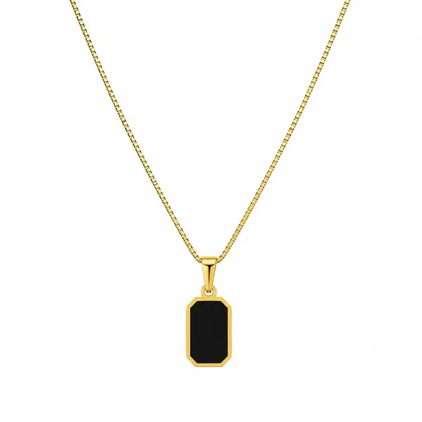 Gold_Stainless_Steel_Rectangular_Pendant_Necklace_For_Women