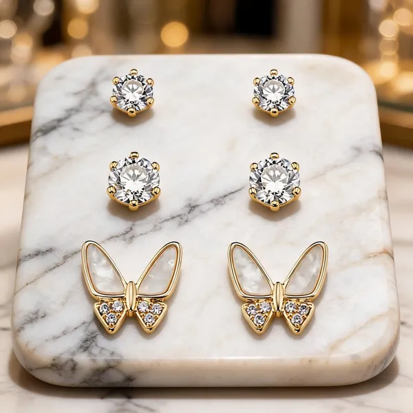 Gold_Stainless_Steel_Butterfly_Stud_Earrings_Set_For_Women