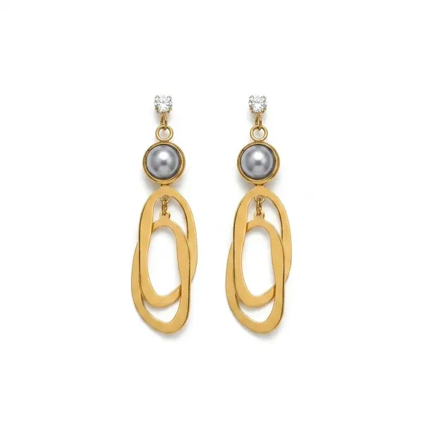 Gold_Stainless_Steel_Pearl_Drop_Earrings_For_Women