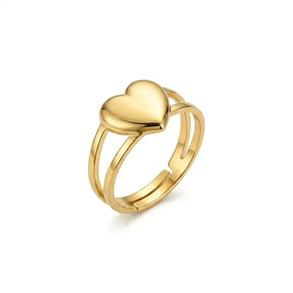 Gold_Stainless_Steel_Heart_Design_Ring_For_Women