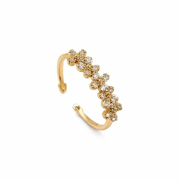 Gold_Stainless_Steel_Floral_Cuff_Bracelet_For_Women