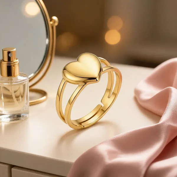 Gold_Stainless_Steel_Heart_Design_Ring_For_Women