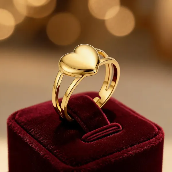 Gold_Stainless_Steel_Heart_Design_Ring_For_Women