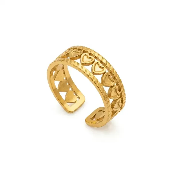 Gold_Stainless_Steel_Heart_Design_Ring_For_Women